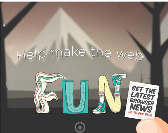 酷站分享之帶插畫元素的網站建設賞析