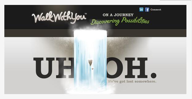 10個充滿創意的404頁面網站建設欣賞