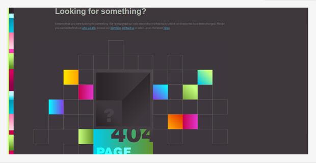 10個充滿創意的404頁面網站建設欣賞