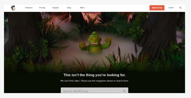 10個充滿創意的404頁面網站建設欣賞