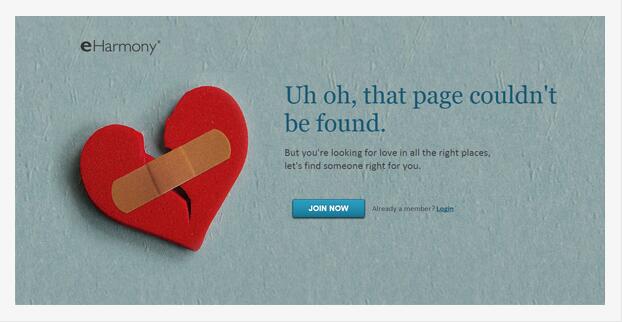 10個充滿創意的404頁面網站建設欣賞