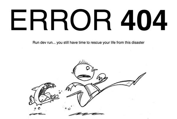 網站建設之創意的404頁面設計賞析