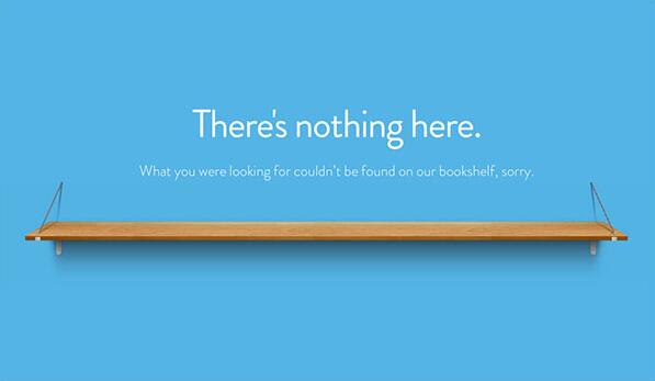 網站建設之創意的404頁面設計賞析