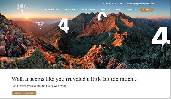網站建設之創意的404頁面設計賞析