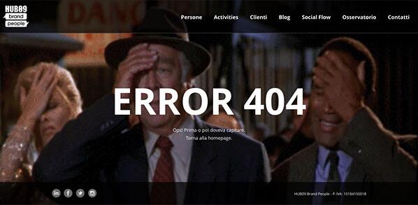 網站建設之創意的404頁面設計賞析