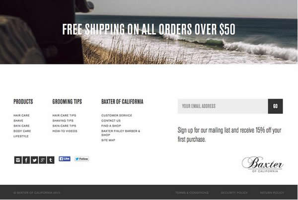 網站建設的頁腳設計技巧