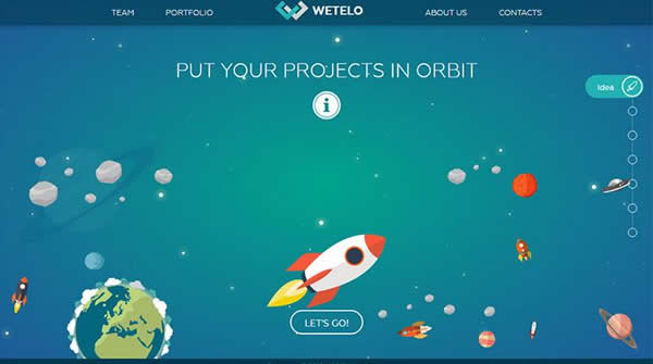 科幻主題的網(wǎng)站建設(shè)